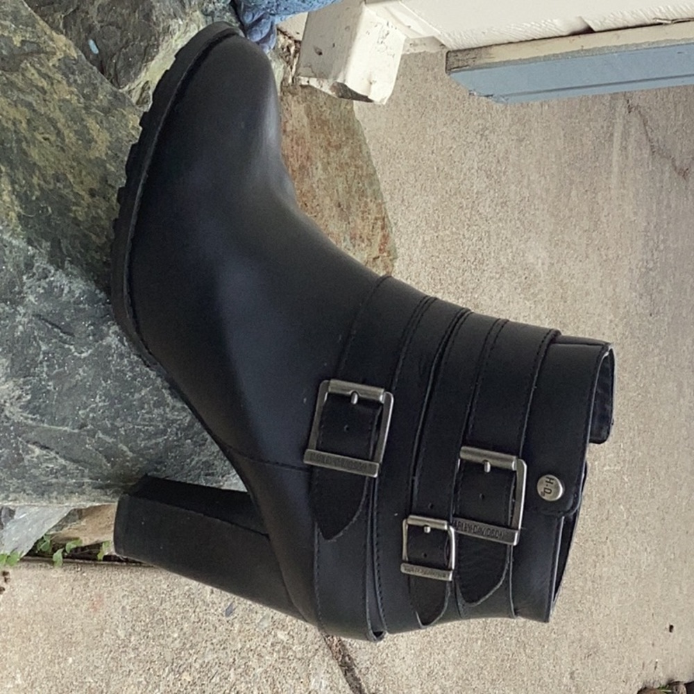 HARLEY-DAVIDSON  women boots size 7.5  beautiful but to small for me - Picture 5 of 7